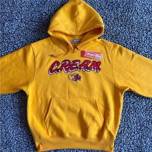 Men’s Wu-Tang Hoodie, CREAM, Heavyweight, Embroidered, Size Medium, NWT